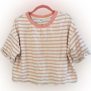 Old Navy Cropped Short Sleeve Sweater